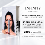 STARTER PACK PRO Infinity – 10 Sérums -50 % + Présentoir Offert
